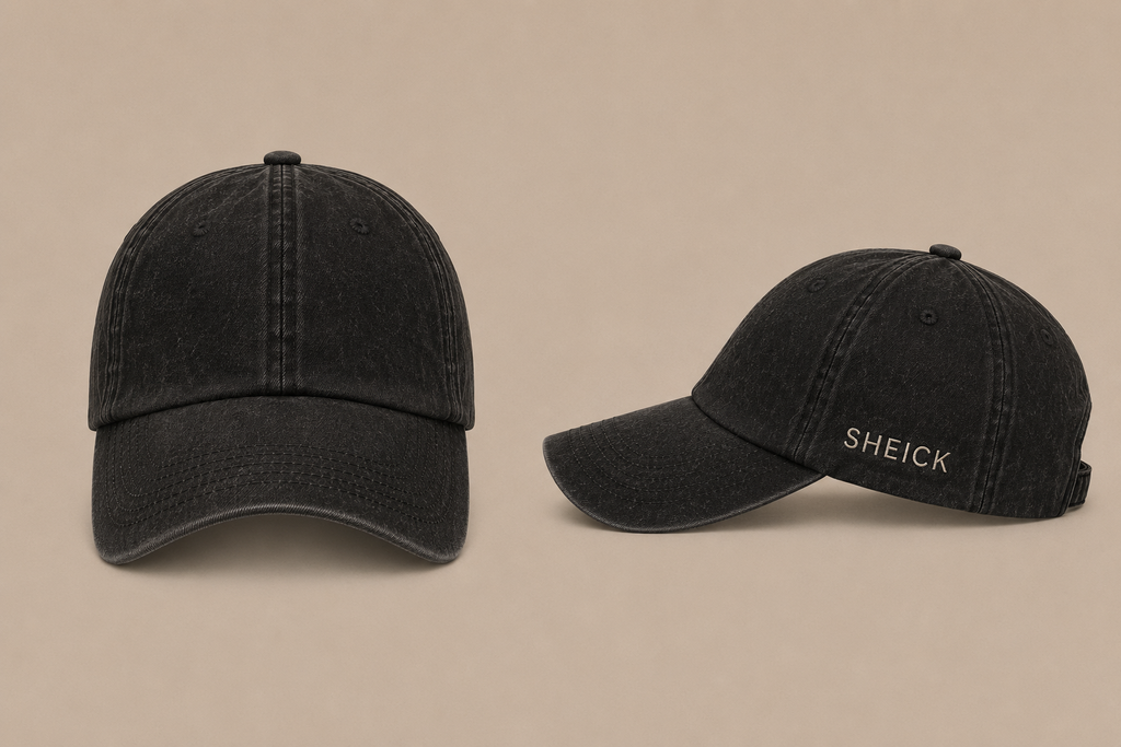 Sheick cap hat wear washed black