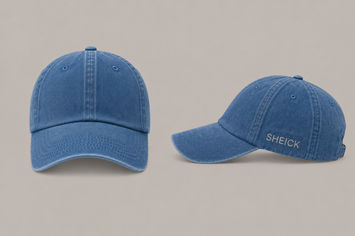 Sheick cap hat wear washed bright blue