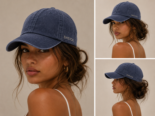 Sheick cap hat wear washed navy