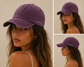 Sheick cap hat wear washed plum